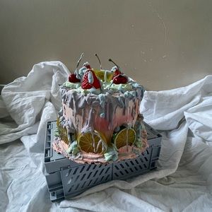 Vintage style fake cake